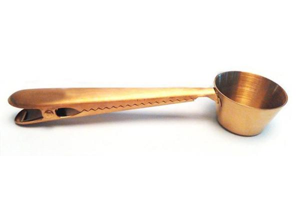 Buy cheap Food Grade Stainless Steel Coffee Measuring Spoon With Bag Clip Metal Coffee Scoop from wholesalers