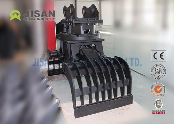 Buy cheap Hydraulic Stone Square Rotating Demolition Grapple , Excavator Sorting Grab from wholesalers