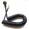 Buy cheap European 3pin black spring power cord 0.5m-10m copper power cable with lock free sample from wholesalers