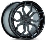 Aluminum Alloy 3 Piece Forged Wheels Heavy Duty Deep Dish Rims Luxury Car