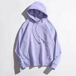Sustainable Pullover Knitted Unisex Plain Hoodies Customized