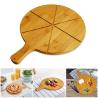 Buy cheap Portable Natural Wooden Pizza Cutting Board No Petrochemicals No Varnishes from wholesalers
