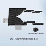 High-Density 24/48-Port Side-Mounted Fiber Optic Patch Panel With Raceway For