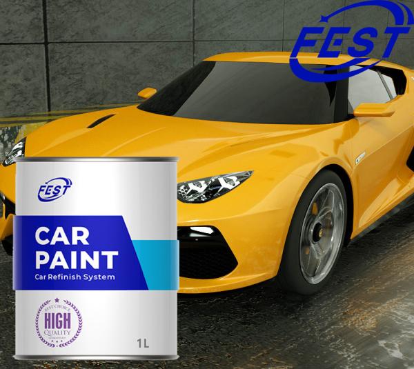 Buy cheap Light Blue Green Gold Metallic Car Paint Solid Color PU Auto Refinish Coat from wholesalers