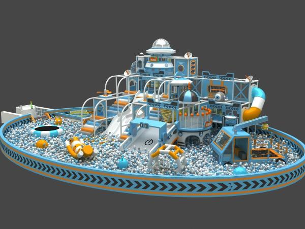 Buy cheap Commercial Naughty Castle Trampoline Park 25m2 Super Space Indoor Theme Park from wholesalers