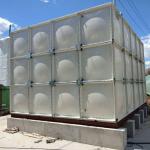 FRP GRP Water Tank 1 Cubic Meter Minimum Height 0.5m After Service Video