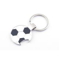 Buy cheap Souvenir Engraved Metal Keychains One Or Double Side Football Shape product