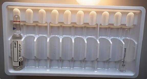 Buy cheap Custom PET Vial Tray For 1ml~10ml Medicine Vial Tray Packaging from wholesalers