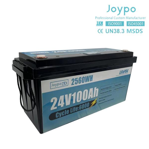 Buy cheap Long Life Lifepo4 Lithium 24 Volt Marine Battery 100Ah For Boat from wholesalers