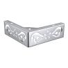 Buy cheap 55mm high hollow out furniture legs silver metal sofa legs SL-098 from wholesalers