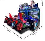 Commercial Coin Operated Driving Simulator Car Racing Arcade Machine 300W Two