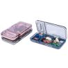 Buy cheap BPA Free Travel Pill Box Silicone Seal Ring Pill Cutter With Storage from wholesalers