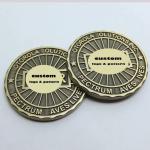 23mm Brass Custom Coins Vintage Antique Old Dollar Coin American Rover Two Face