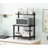 Buy cheap Kitchen Baker Double Layer Microwave Oven Rack Stand Wood Frame from wholesalers