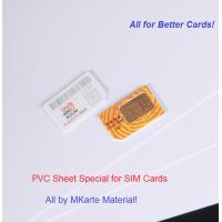 Buy cheap Special Sheet Materials Pvc Plastic Sheet For SIM Card Body Production product
