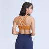 Buy cheap Women Yoga Criss Cross Back Strap Sports Bra 7 Colors Active Stretch Fitness Top from wholesalers