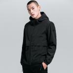 Outdoor Casual Mens Flight Jacket Sportswear Hooded Plus Size Eco Friendly