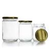 Buy cheap High Quality 45Ml 100Ml 150Ml 350Ml 450Ml Air Tight Kitchen Food Glass Jars With Metal Lid from wholesalers