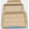 Buy cheap corn starch biodegradable meat tray corn starch dinnerware sets biodegradable cake tray Rectangular Tray Paper Food Tra from wholesalers