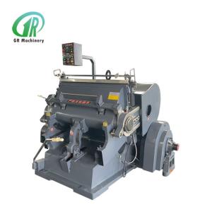 China Creasing Corrugated Carton Die Cutting Machine Customizable With CE Manual on sale