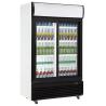 Buy cheap 610L upright double sliding door auto frost fan cooling display beverage cooler/glass door chiller/beverage showcase from wholesalers
