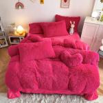 Multi Color Cloud Mink Velvet Soft Comfortable Bedding Sets for Luxury Fluffy