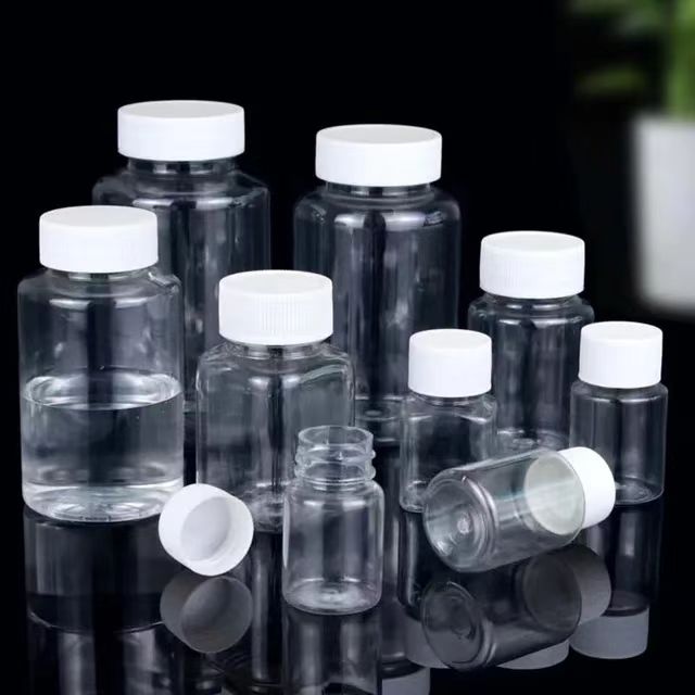 100cc 150cc Amber Clear Health Care Capsules Plastic Bottle for Capsule Vitamin Supplement Pill Storage Bottle
