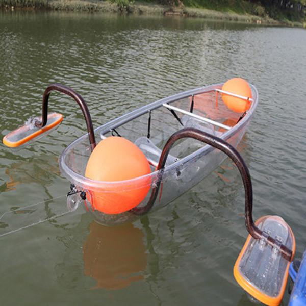 Buy cheap Small Unbreakable Clear Plastic Kayak Lightweight For Fishing 31cm / 13 " Depth from wholesalers