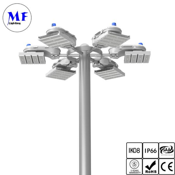 IP66 High Mast LED Flood Light Stadium Light High Power 400W 600W 800W For Wharf
