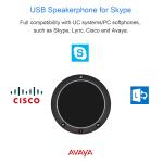 Echo Cancellation USB Conference Speakerphone TEVO NA100
