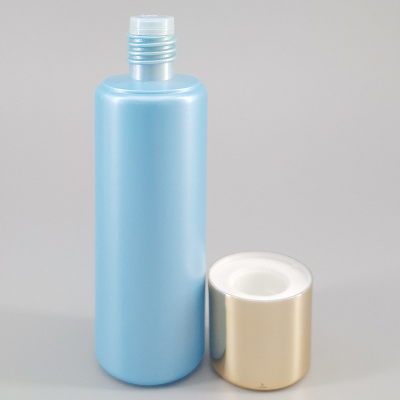 PET Blue 18mm Cylinder 3.38oz Recycled Plastic Bottles