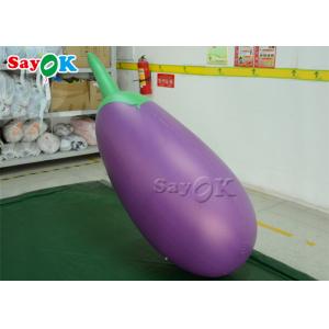 Buy cheap Purple Inflatable Eggplant Model Logo Printing For Advertising Promotion from wholesalers