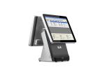 OEM All In One POS PC , Small Restaurant Cash Register Black White Color 4GB
