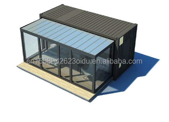 2 Bedroom Expandable Container House Prefab Steel Modular Tiny Home for Outdoor in Customized Color and 20ft or 40ft Size