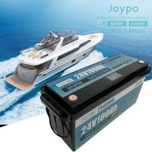 Wholesale 25.6V 12.8V Deep Cycle LiFePO4 Marine Battery Waterproof LCD Displayer from china suppliers