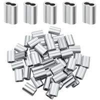 Buy cheap ISO Aluminum Wire Crimp Sleeves Lightweight 1/4" 30pcs Practical product