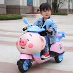 Children's Songs LED Lighting Toys Ride On 6V Electric Motorcycle for 3-6 Year