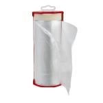 PE Painters Pre Taped Masking Film Folded Protection Disposable Hand Masker For