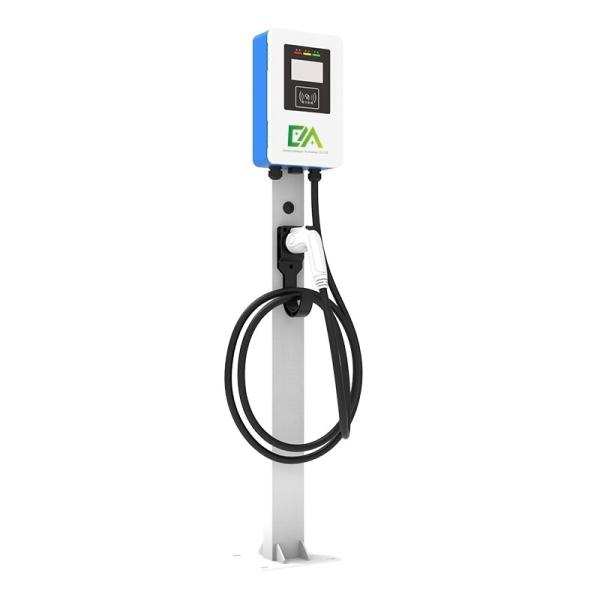 Buy cheap 7KW 11KW 21KW Blue And White Column / Floor Type Single Gun Electric Vehicle AC Charging Pile Household / Commercial from wholesalers