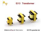 Small Volume EI10 Switch Mode Power Supply Transformer Lightweight High