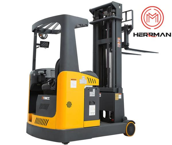 Buy cheap 8000mm Reach Sit Down Electric Powered Forklift Truck With EPS from wholesalers
