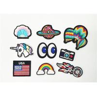 Buy cheap Fashion Rainbow Custom Applique Patches Multicolor Used In Shoes product