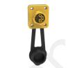 Buy cheap Aluminum Alloy Shell M19 Connector 12pin Yellow 20A Solder Overmolded Nylon IP67 from wholesalers