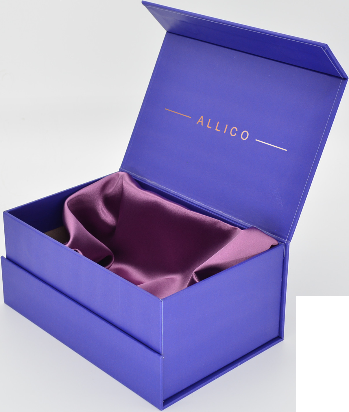 600g-1600g Cardboard Magnetic Closure Rigid Boxes Handmade For Wig
