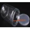 Buy cheap gift packaging clear plastic large round storage box, Food grade clear plastic round PVC tube metal lid box from wholesalers
