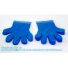 Buy cheap Custom Packaged Food Grade Premium Disposable Blue Poly Disposable Gloves With Hang Tabs Food Prep Plastic Glove from wholesalers