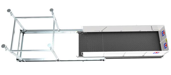 Buy cheap Epoxy Painting 5000kg Crane Loading Deck For Construction Sites from wholesalers