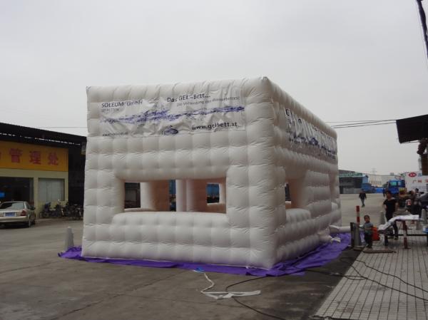 Buy cheap Inflatable Tent / Inflatable dome tent sport tent cube tent pvc tarpaulin from wholesalers