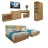 Buy cheap Wood Hotel Bedroom Furniture TV Table / Side Table Modern Appearance from wholesalers