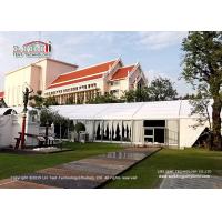 Buy cheap Tear Resistant Luxury Outdoor Party Tents 20x50m With Aluminum Frame product